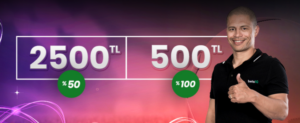 Bets10 2500 TL’lik Sezon Ortası Bonusu