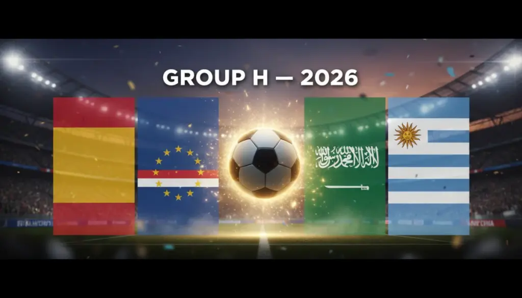 2026 Dünya Kupası H Grubu: İspanya, Uruguay, Suudi Arabistan ve Cape Verde’nin Mücadelesi