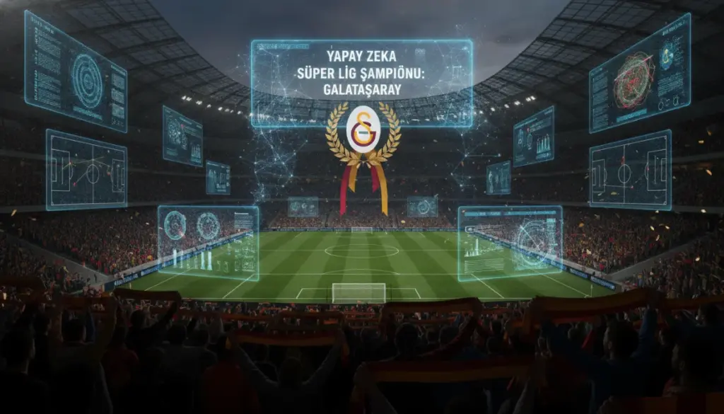 Yapay Zeka Süper Lig’de Zirveyi Galatasaray’a Verdi
